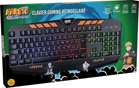Vue catalogue 2 clavier Naruto
